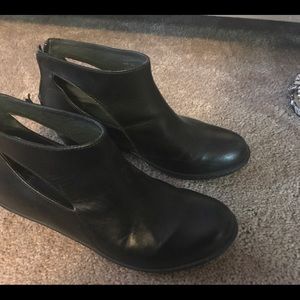 Dansko black leather shoes, Sz 38